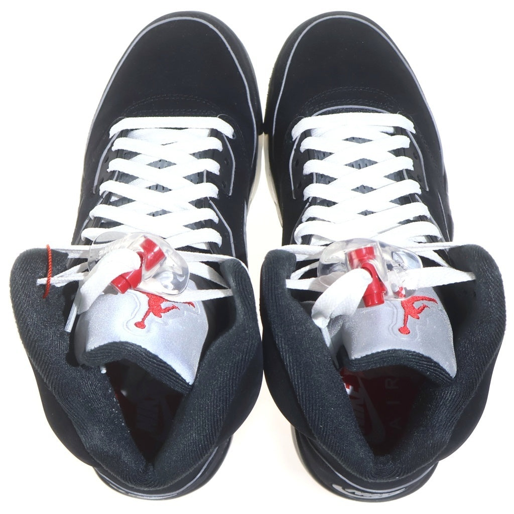 NIKE(ナイキ) AIR JORDAN 5 RETRO OG BLACK METALLIC REIMAGED HF3975-001 エアジョーダン5 レトロ ブラックメタリックリイマジンド ハイカットスニーカー US8.5/26.5cm