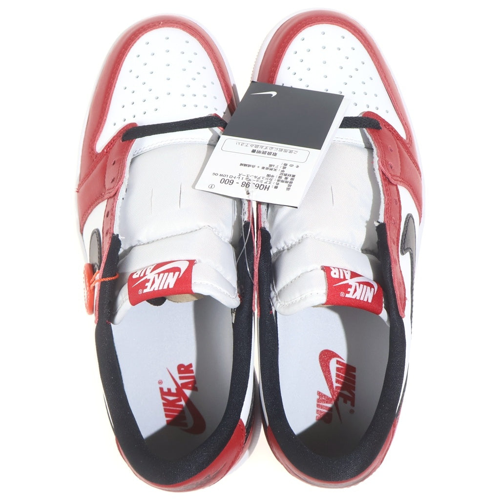 NIKE(ナイキ) AIR JORDAN 1 RETRO LOW OG CHICAGO HQ6998-600 エアジョーダン1 レトロ OG シカゴ ローカットスニーカー US8.5/26.5cm レッド/ホワイト