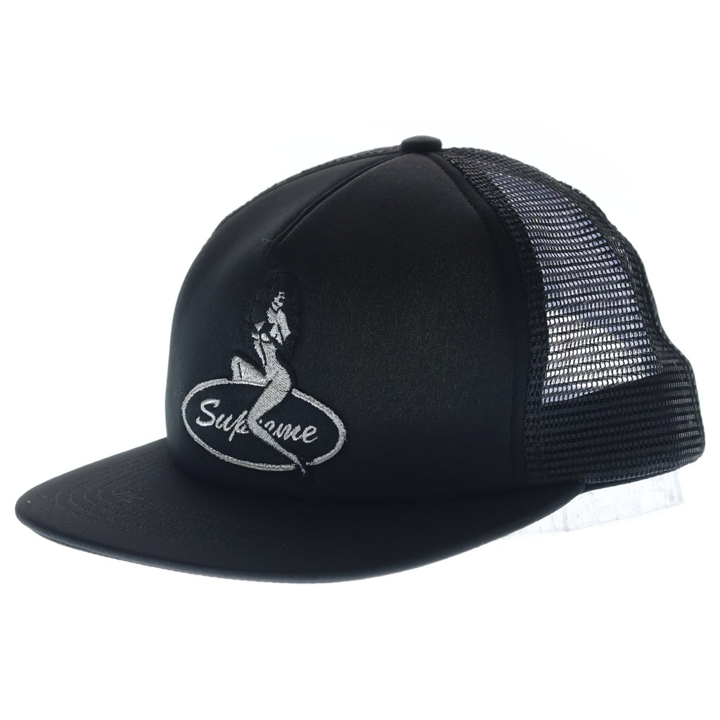 SUPREME(シュプリーム) Pin Up Mesh Back 5-Panel CAP ピン アップ メッシュ バック 5パネル キャップ ブラック