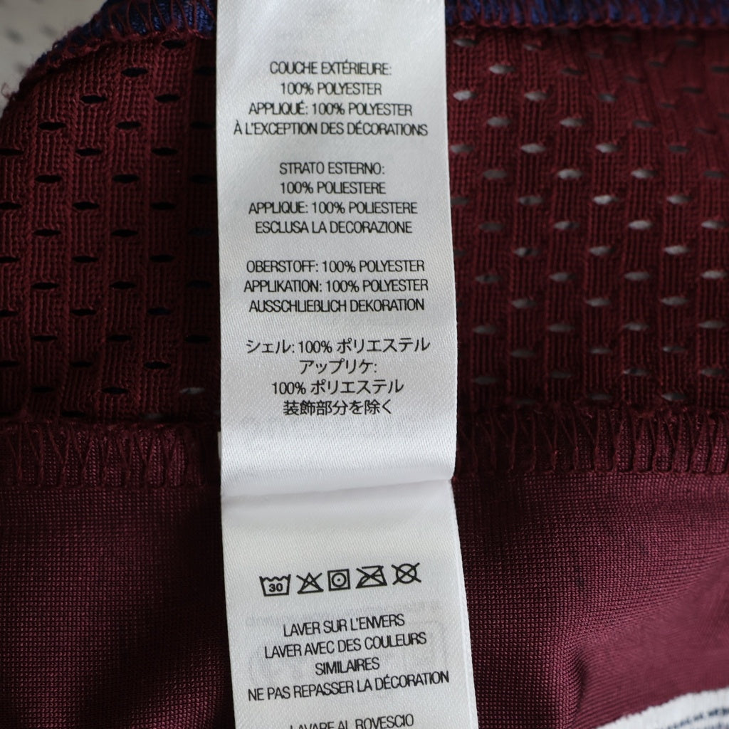 SUPREME(シュプリーム) 24AW x Martine Rose Football Jersey マーティンローズ フットボール ジャージ ゲームシャツ ホワイト/ワインレッド