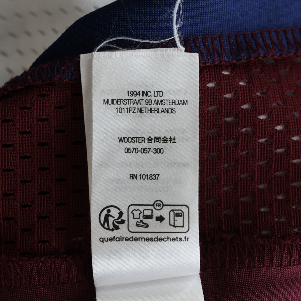 SUPREME(シュプリーム) 24AW x Martine Rose Football Jersey マーティンローズ フットボール ジャージ ゲームシャツ ホワイト/ワインレッド