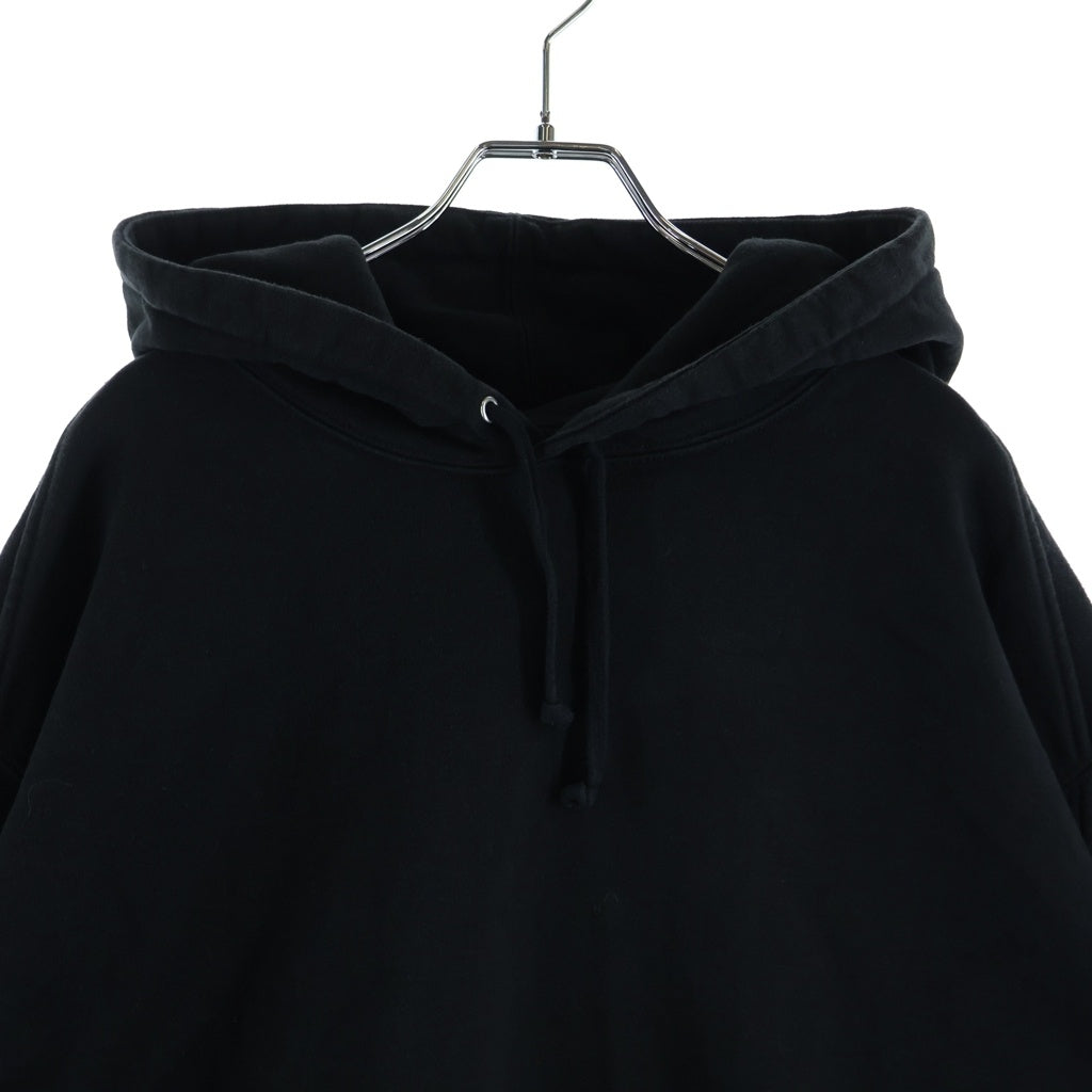 SUPREME(シュプリーム) 23AW Big Logo Jacquard Hooded Sweatshirt ビッグロゴ ジャガードフーディー スウェットプルオーバーパーカー ブラック