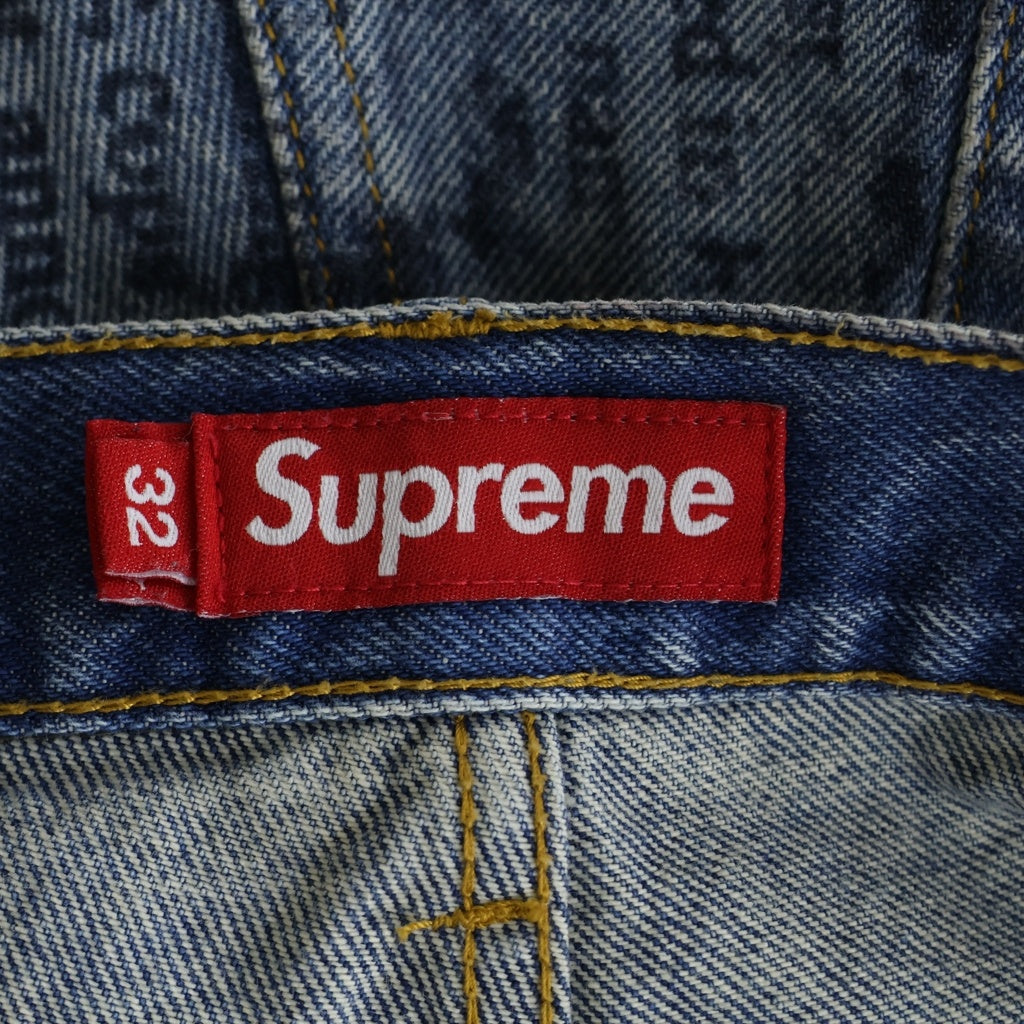 SUPREME(シュプリーム) 25SS Regular Jean Newspaper レギュラー ジーンズ ニュースペーパー デニムパンツ インディゴ