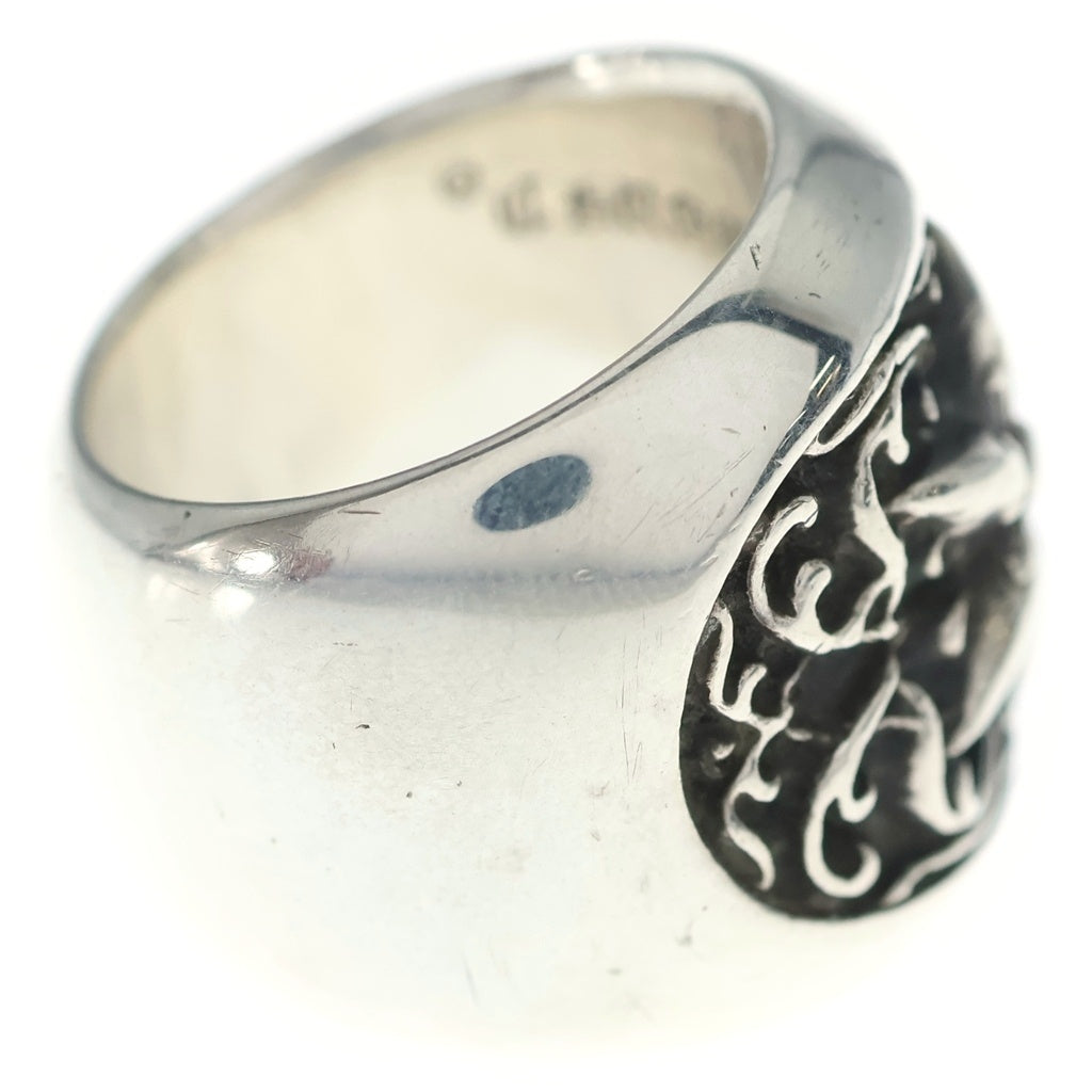 CHROME HEARTS(クロムハーツ) CLSSC OVAL STAR クラシックオーバルスター リング シルバー BCA341