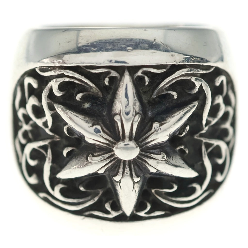CHROME HEARTS(クロムハーツ) CLSSC OVAL STAR クラシックオーバルスター リング シルバー BCA341