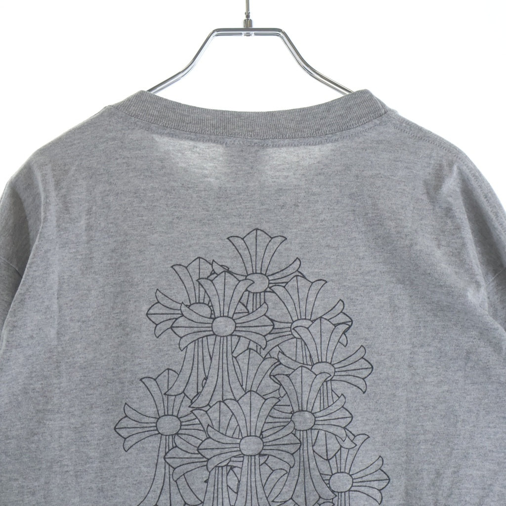 CHROME HEARTS(クロムハーツ) OLD HORSESHOE L/S T-SHIRT オールド ホースシューポケット 長袖Tシャツ カットソー グレー