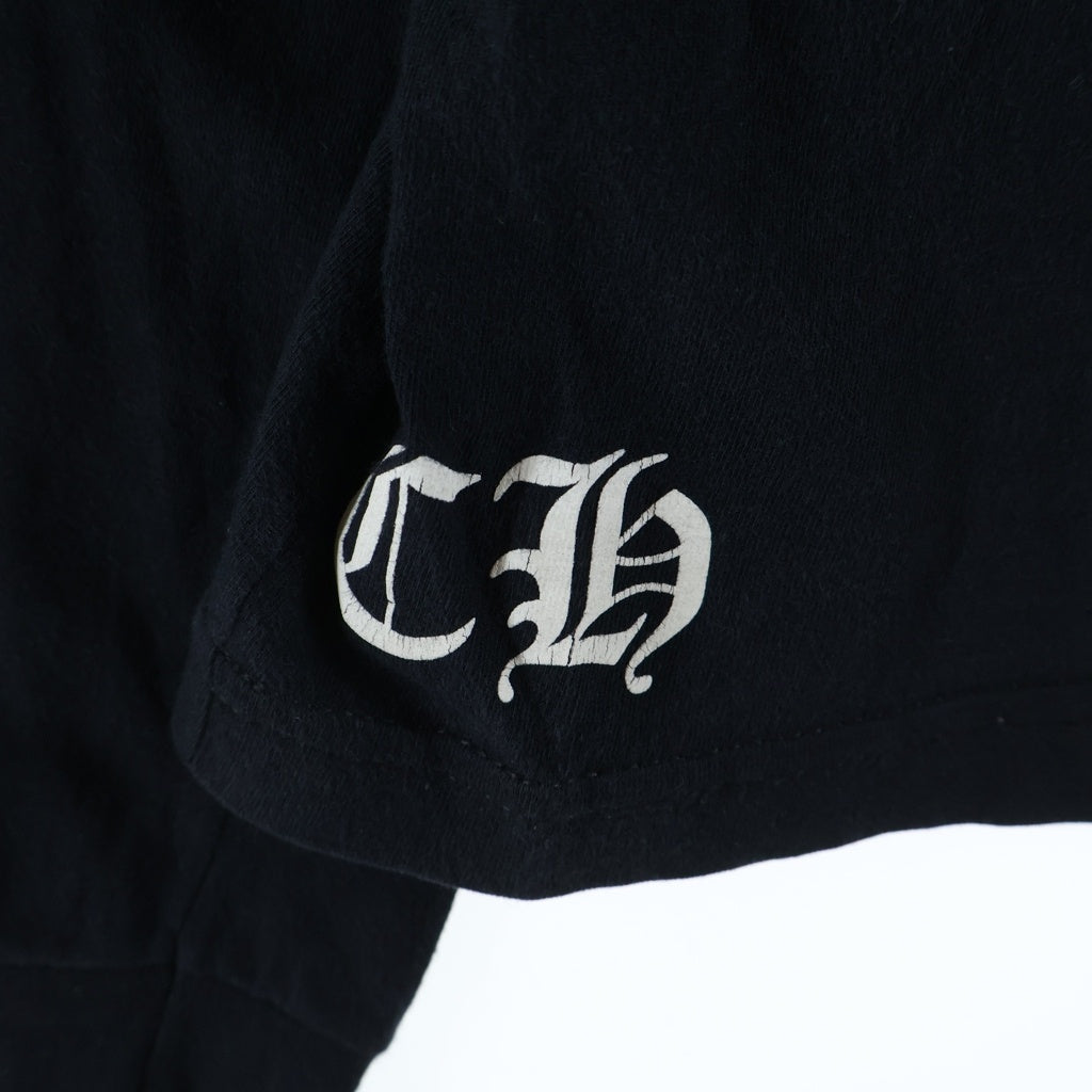CHROME HEARTS(クロムハーツ) CH L/S T-SHIRT VINE DGGR STAFF ヴァインダガープリント 長袖Tシャツ カットソー ブラック