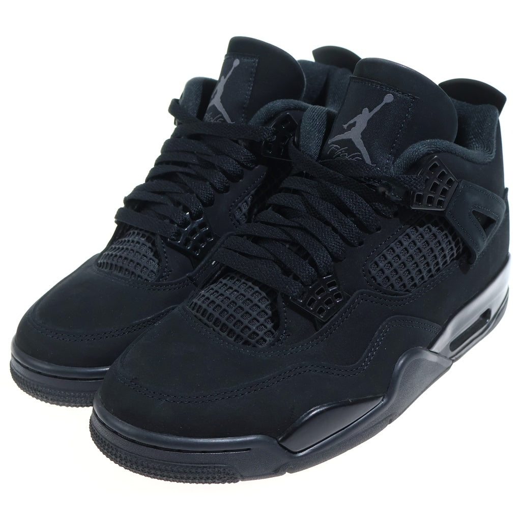 NIKE(ナイキ) AIR JORDAN 4 BLACK CAT FV5029‐010 エアジョーダン4 ブラックキャット ハイカットスニーカー US8.5/26.5cm ブラック