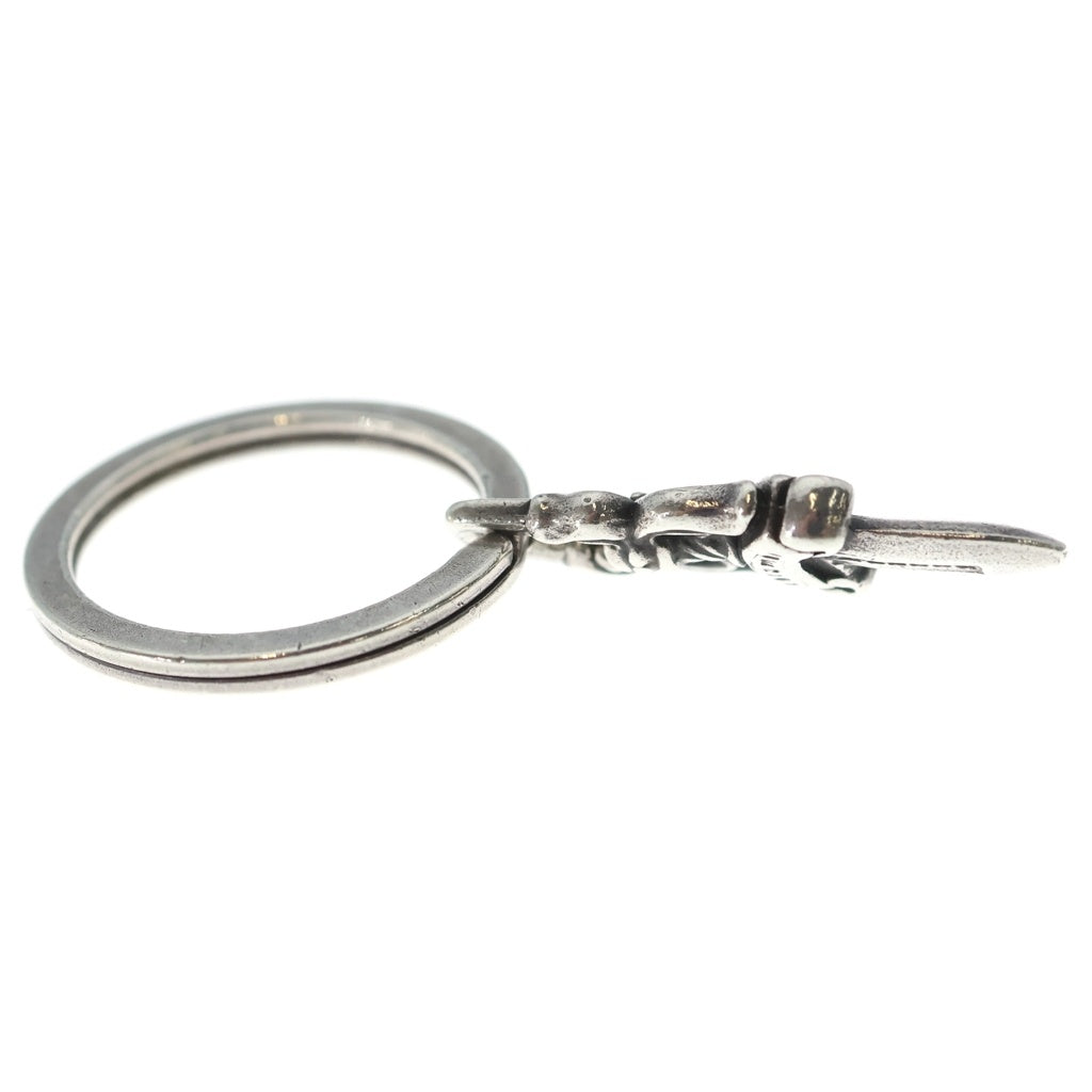 CHROME HEARTS(クロムハーツ) RNG&No5 DGGR キーリング#5ダガー シルバー キーチェーン