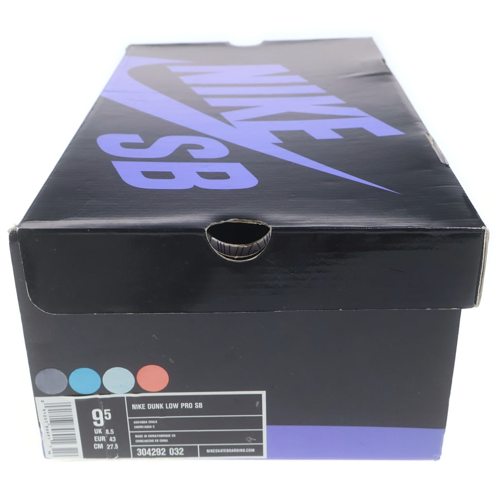 NIKE SB(ナイキエスビー) 【観賞用 2006年製】DUNK LOW AQUA CHALK 304292-032 ダンク アクアチョーク ローカットスニーカー US9.5/27.5cm ブルー/ブラック