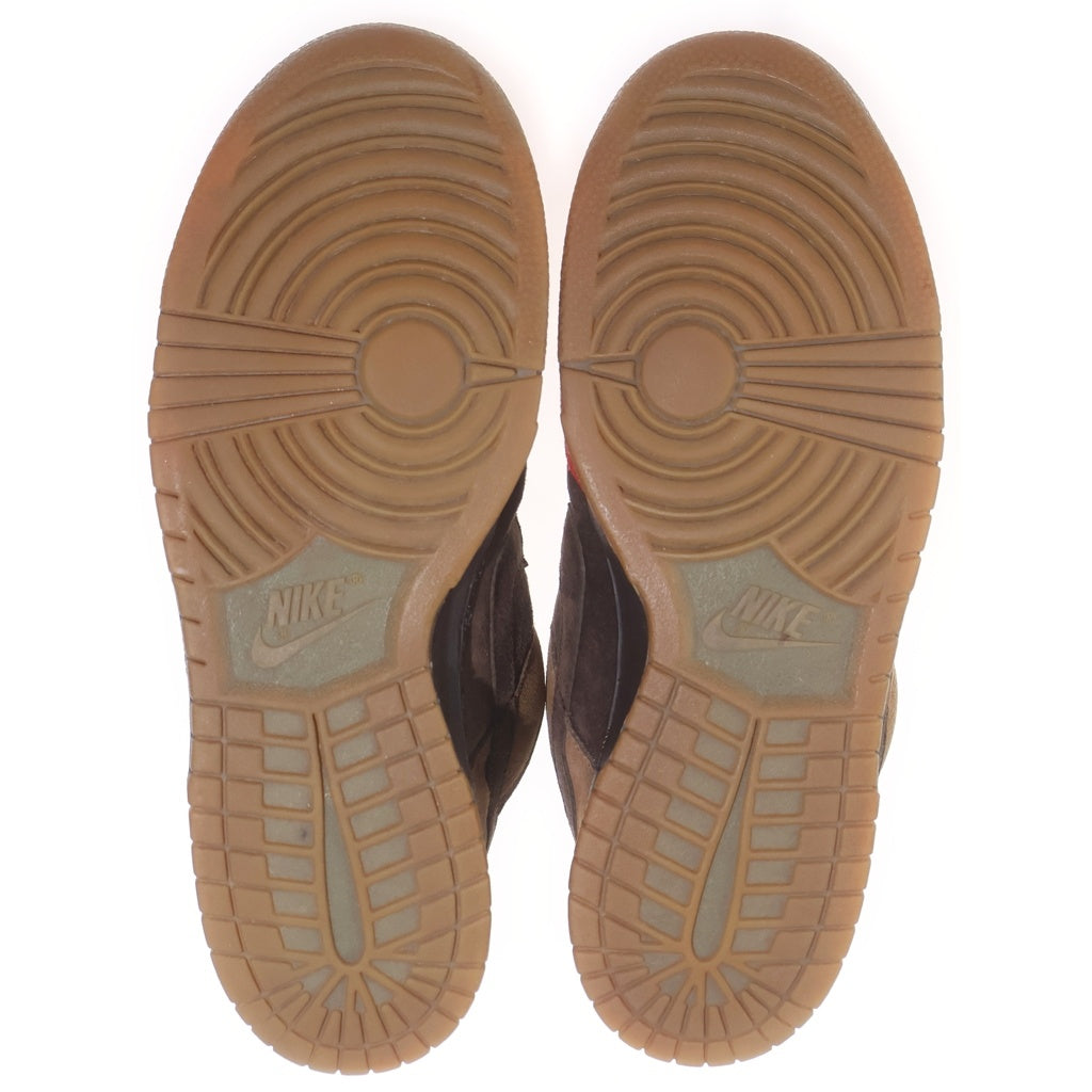 NIKE SB(ナイキエスビー) 【観賞用 2003年製】DUNK LOW PRO BISON 304292-226 ダンク バイソン つま赤 ローカットスニーカー US9/27.0cm レッド/ブラウン