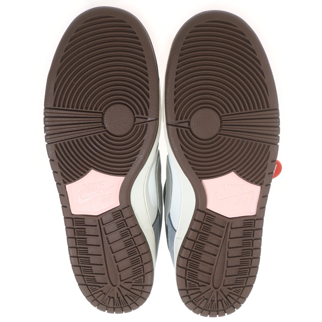NIKE SB(ナイキエスビー) ×YUTO HORIGOME DUNK LOW PRO QS FQ1180-001 堀米雄斗 ダンク プロ クイックストライク ローカットスニーカー US9.5/27.5cm ホワイト/グレー