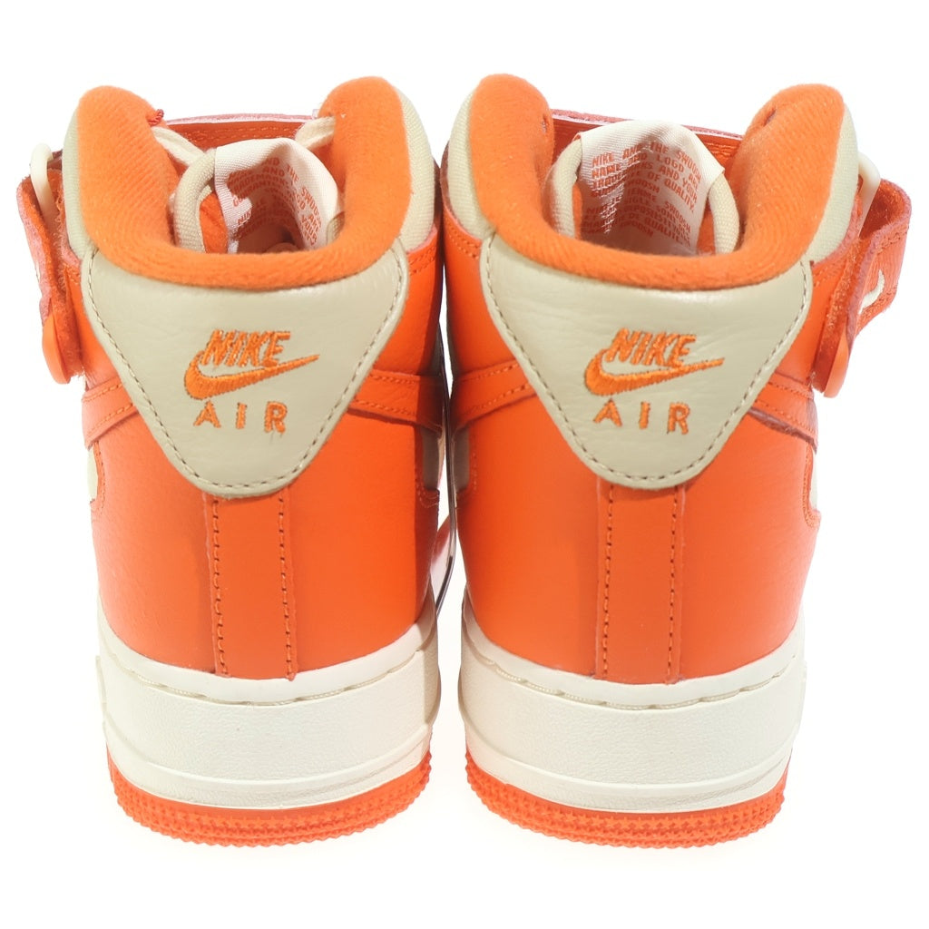 NIKE(ナイキ) AIR FORCE 1 MID 07 FB2036-700 エアフォース1 ミッドカットスニーカー US6/24.0cm オレンジ/ホワイト レディース