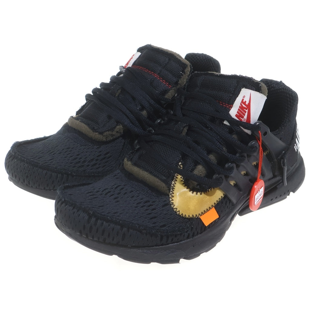 NIKE(ナイキ) ×OFF-WHITE AIR PRESTO AA3830-002 オフホワイト エアプレスト ローカットスニーカー US8/26.0cm ブラック