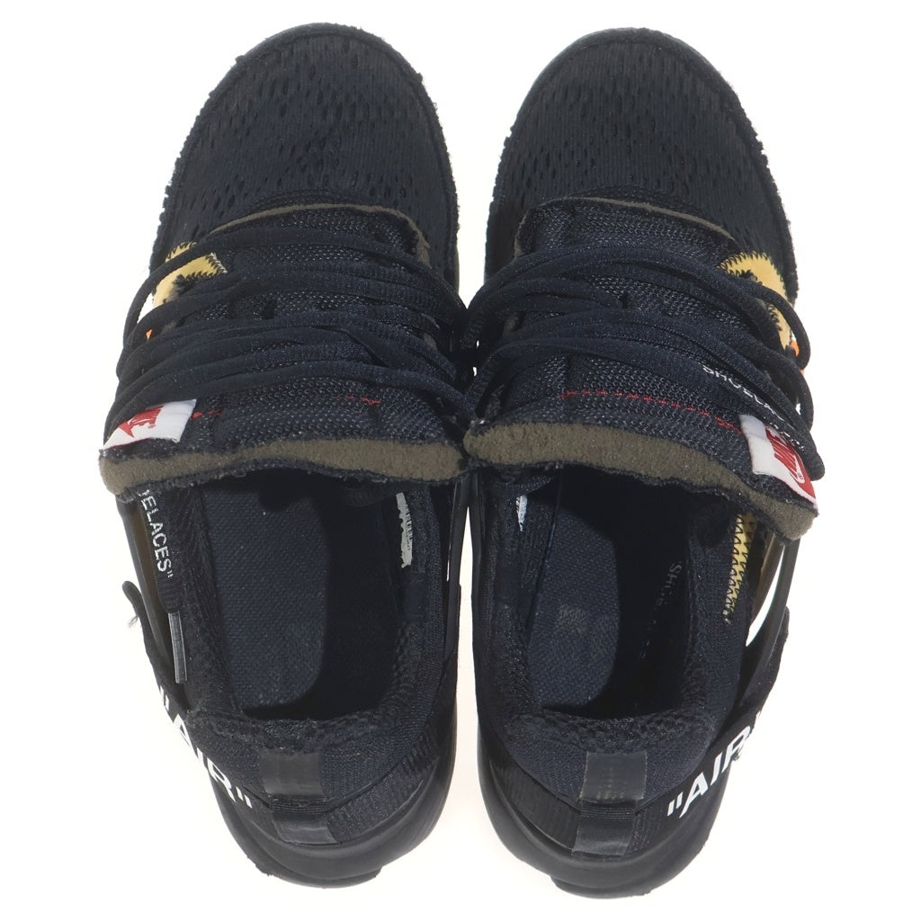 NIKE(ナイキ) ×OFF-WHITE AIR PRESTO AA3830-002 オフホワイト エアプレスト ローカットスニーカー US8/26.0cm ブラック