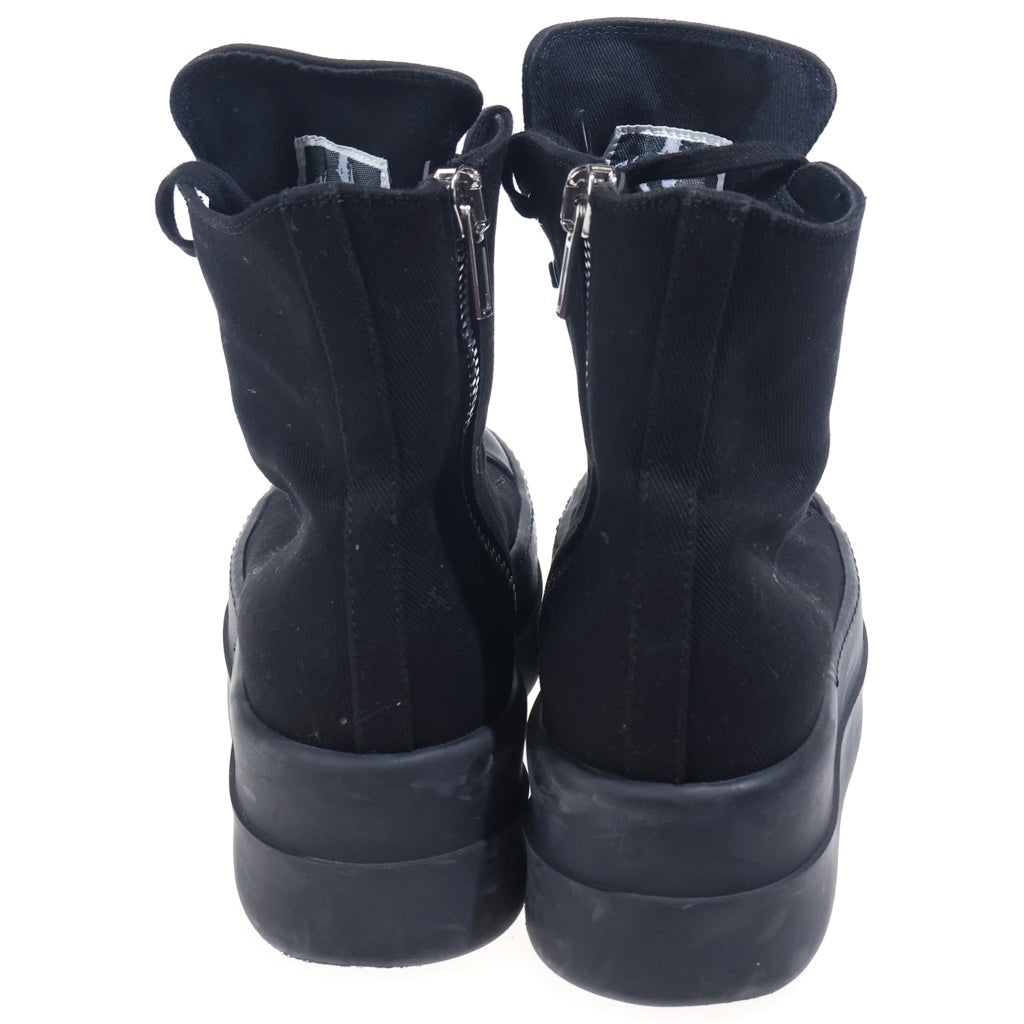 Rick Owens DRKSHDW(リックオウエンス ダークシャドウ) Mega Bumper Sneakers メガバンパー ハイカットスニーカー ブラック 41