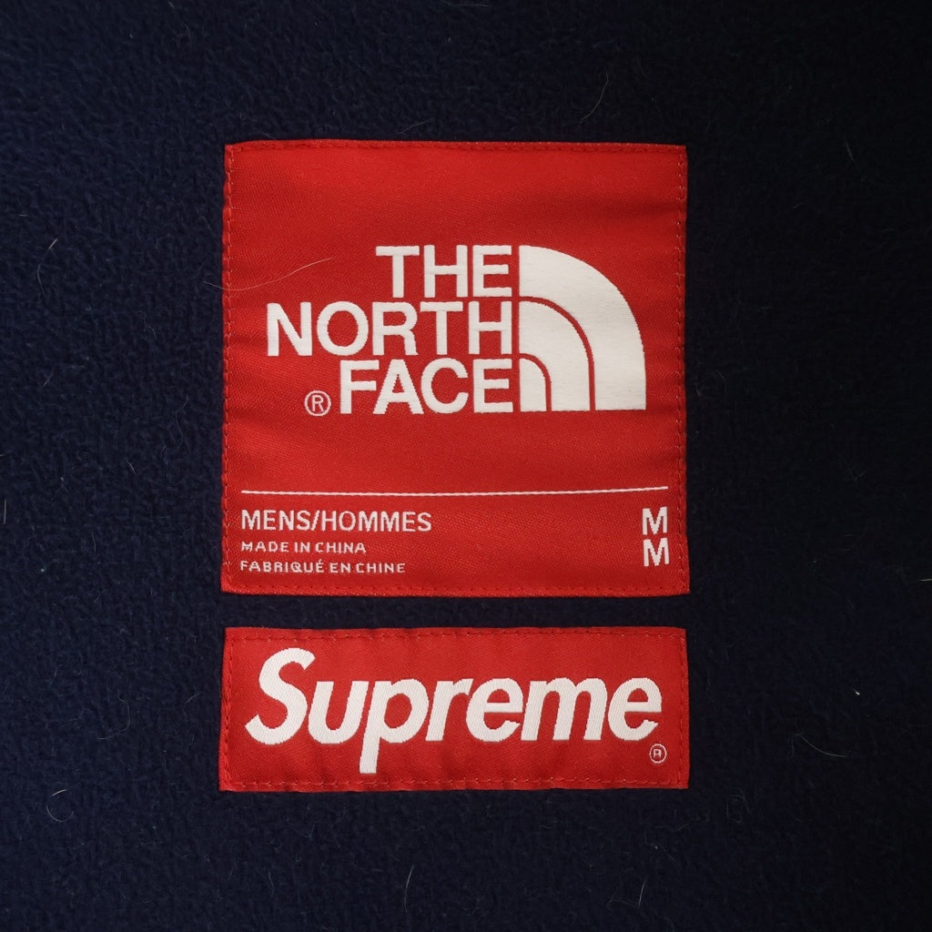 SUPREME(シュプリーム) 21AW×The North Face Bleached Fleece Jacket ノースフェイス ブリーチド フリースジャケット NA52100I ブルー/インディゴ