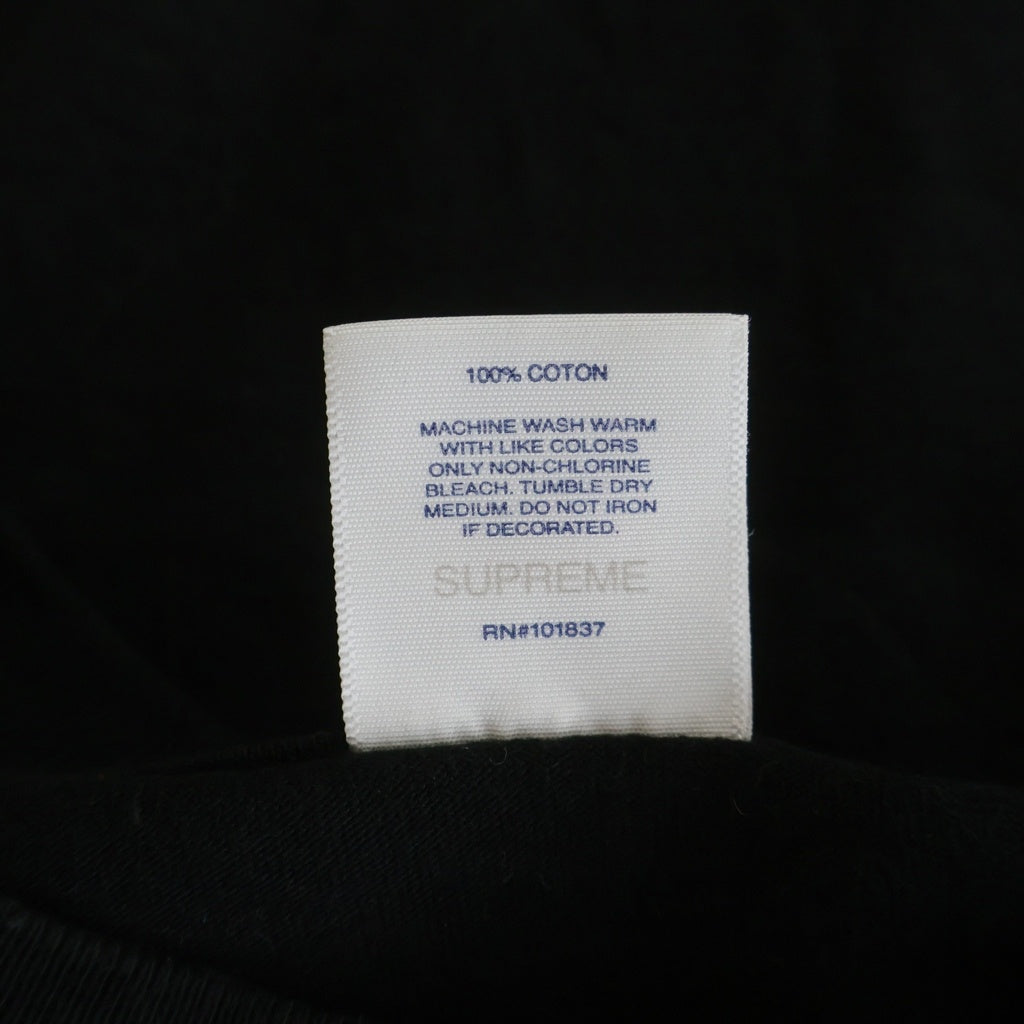 SUPREME(シュプリーム) 21SS ×Emilio Pucci Box Logo Tee エミリオ プッチ ボックスロゴ クルーネック 半袖Tシャツ カットソー ブラック