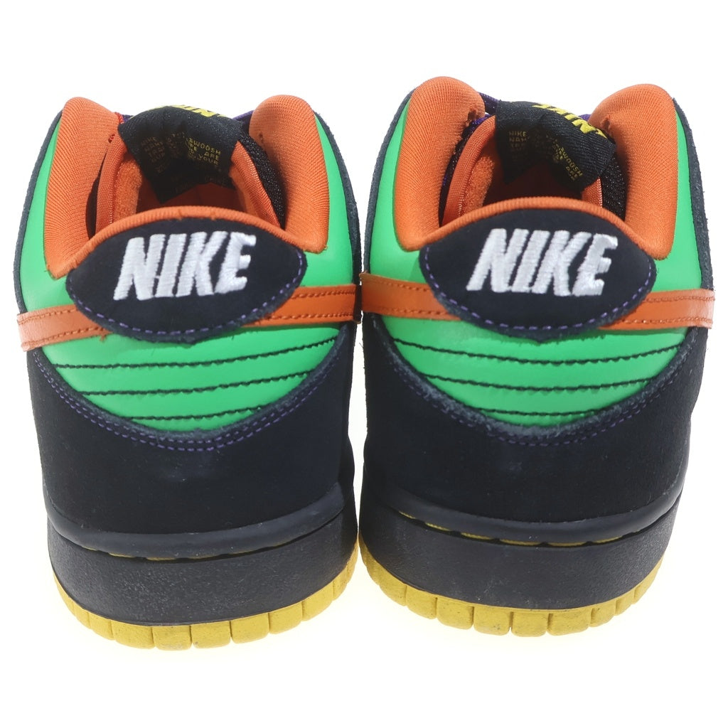 NIKE SB(ナイキエスビー) 【観賞用 2009年製】DUNK LOW GREEN SPARK HOOP ORANGE 313170-381 ダンク グリーンスパークフープオレンジ ローカットスニーカー US9.5/27.5cm
