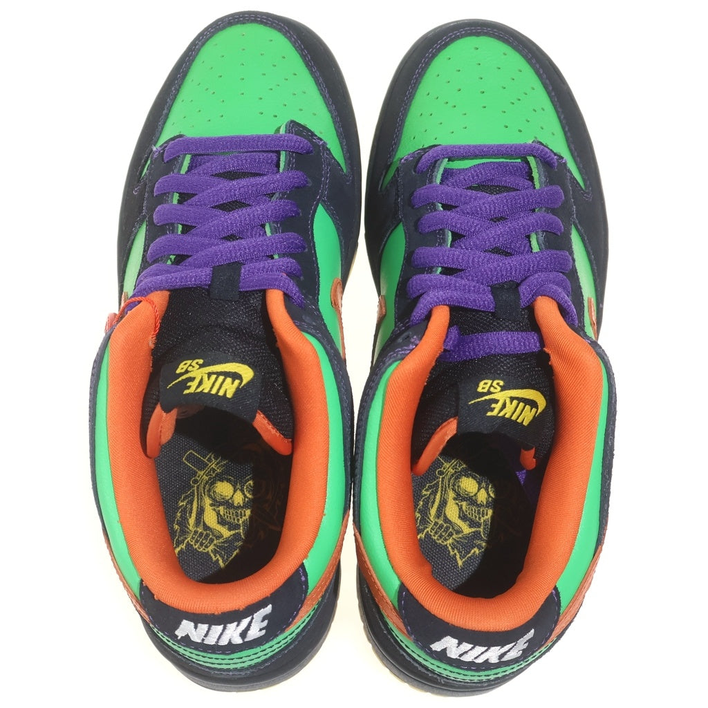 NIKE SB(ナイキエスビー) 【観賞用 2009年製】DUNK LOW GREEN SPARK HOOP ORANGE 313170-381 ダンク グリーンスパークフープオレンジ ローカットスニーカー US9.5/27.5cm