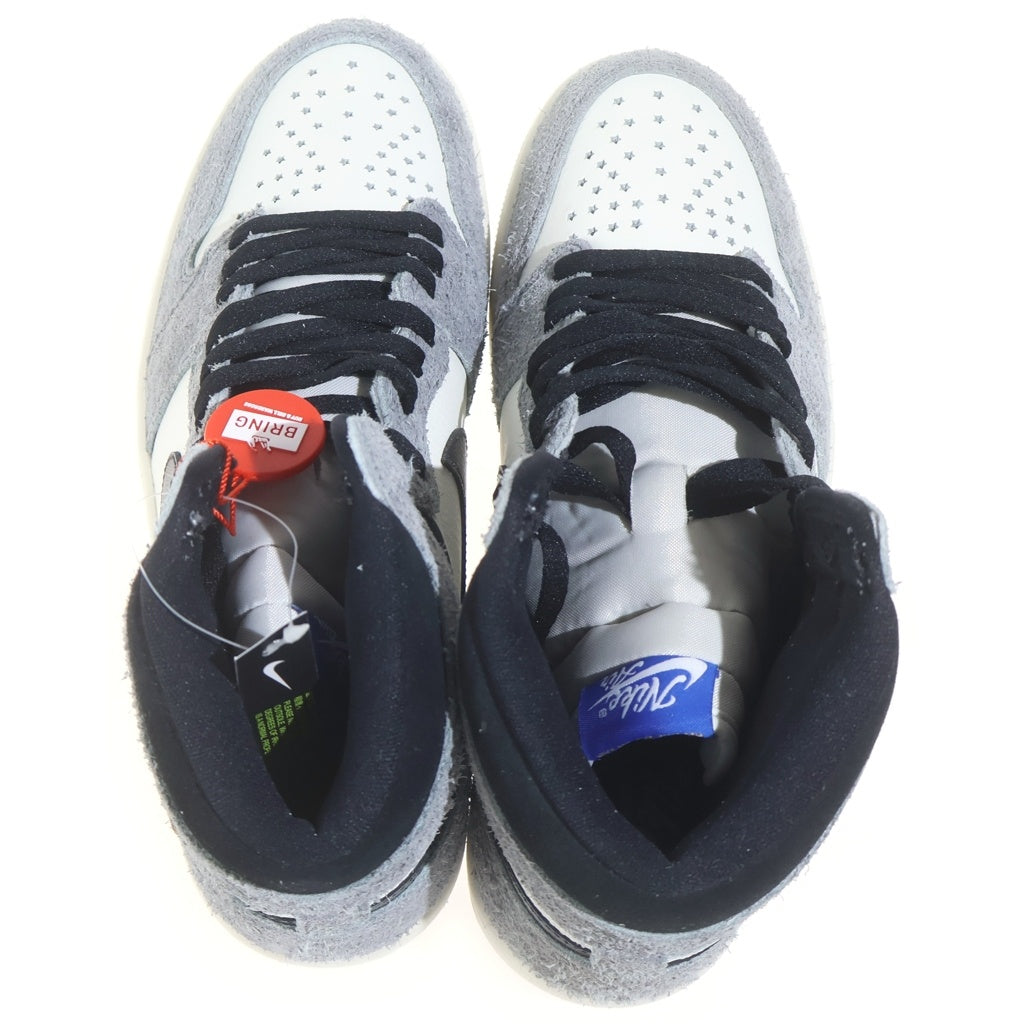 NIKE(ナイキ) AIR JORDAN RETRO HIGH OG COOL GREY DZ5485-003 エアジョーダン1 レトロ レザーハイカットスニーカー グレー/ホワイト US9.5/27.5cm