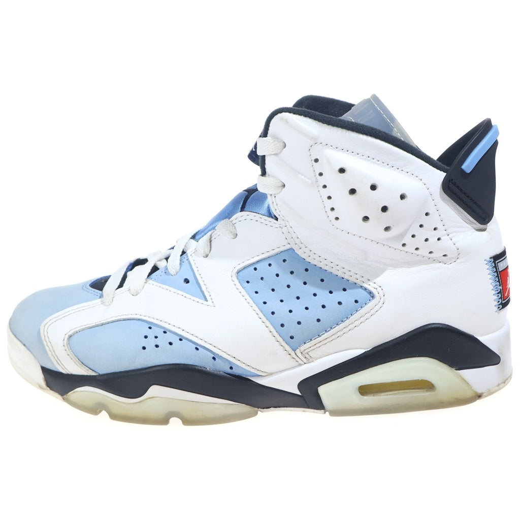 NIKE(ナイキ) AIR JORDAN6 RETRO UNC CT8529-410 エアジョーダン6 ハイカットスニーカー US9/27.0cm ブルー/ホワイト
