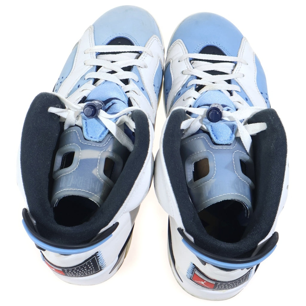 NIKE(ナイキ) AIR JORDAN6 RETRO UNC CT8529-410 エアジョーダン6 ハイカットスニーカー US9/27.0cm ブルー/ホワイト