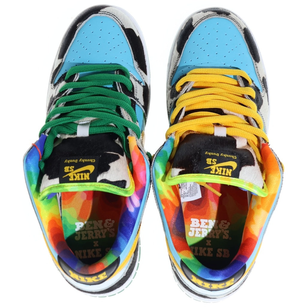 NIKE SB(ナイキエスビー) ×BEN&JERRY'S DUNK LOW CHUNKY DUNKY CU3244-100 ベン&ジェリーズ ダンク チャンキーダンキー ローカットスニーカー US9/27.0cm マルチ