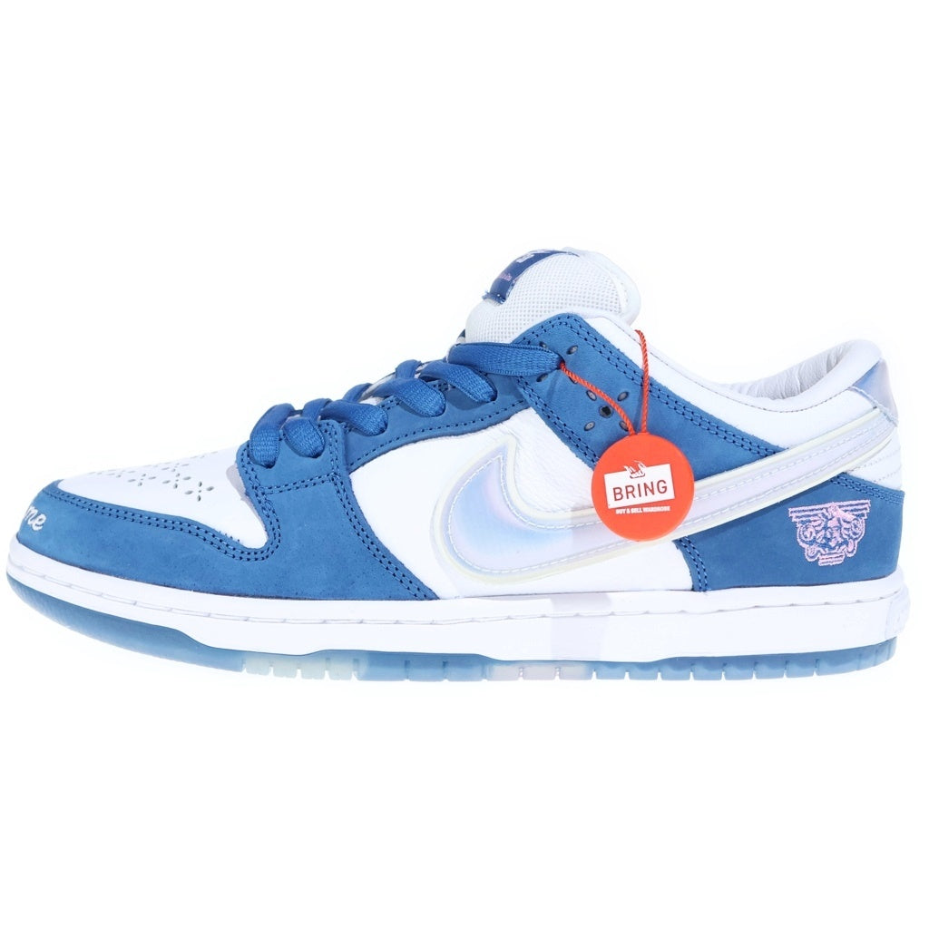 NIKE SB(ナイキエスビー) ×BORN X RAISED DUNK LOW PRO QS ONE BLOCK AT A TIME FN7819-400 ボーンアンドレイズド ローカットスニーカー US9/27.0cm ブルー/ホワイト