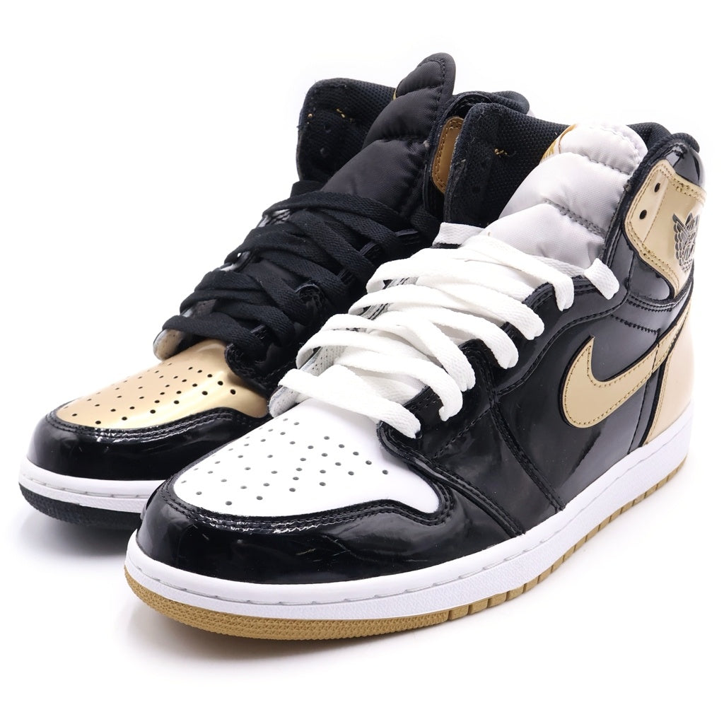 NIKE(ナイキ) AIR JORDAN 1 RETRO HIGH OG NRG GOLD TOP 3 861428-001 エアジョーダン1 ゴールドトップ3 ハイカットスニーカー US9/27.0cm ゴールド/ブラック/ホワイト