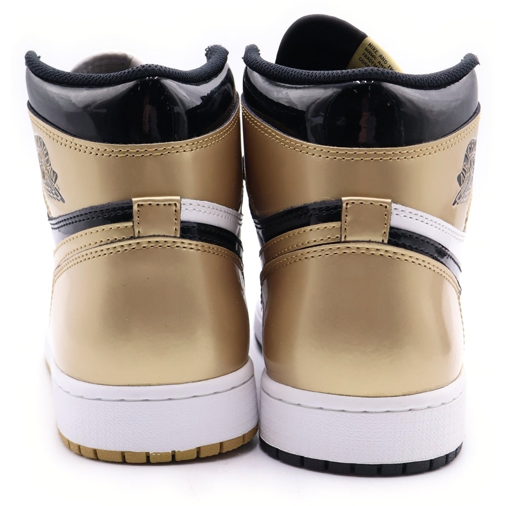 NIKE(ナイキ) AIR JORDAN 1 RETRO HIGH OG NRG GOLD TOP 3 861428-001 エアジョーダン1 ゴールドトップ3 ハイカットスニーカー US9/27.0cm ゴールド/ブラック/ホワイト