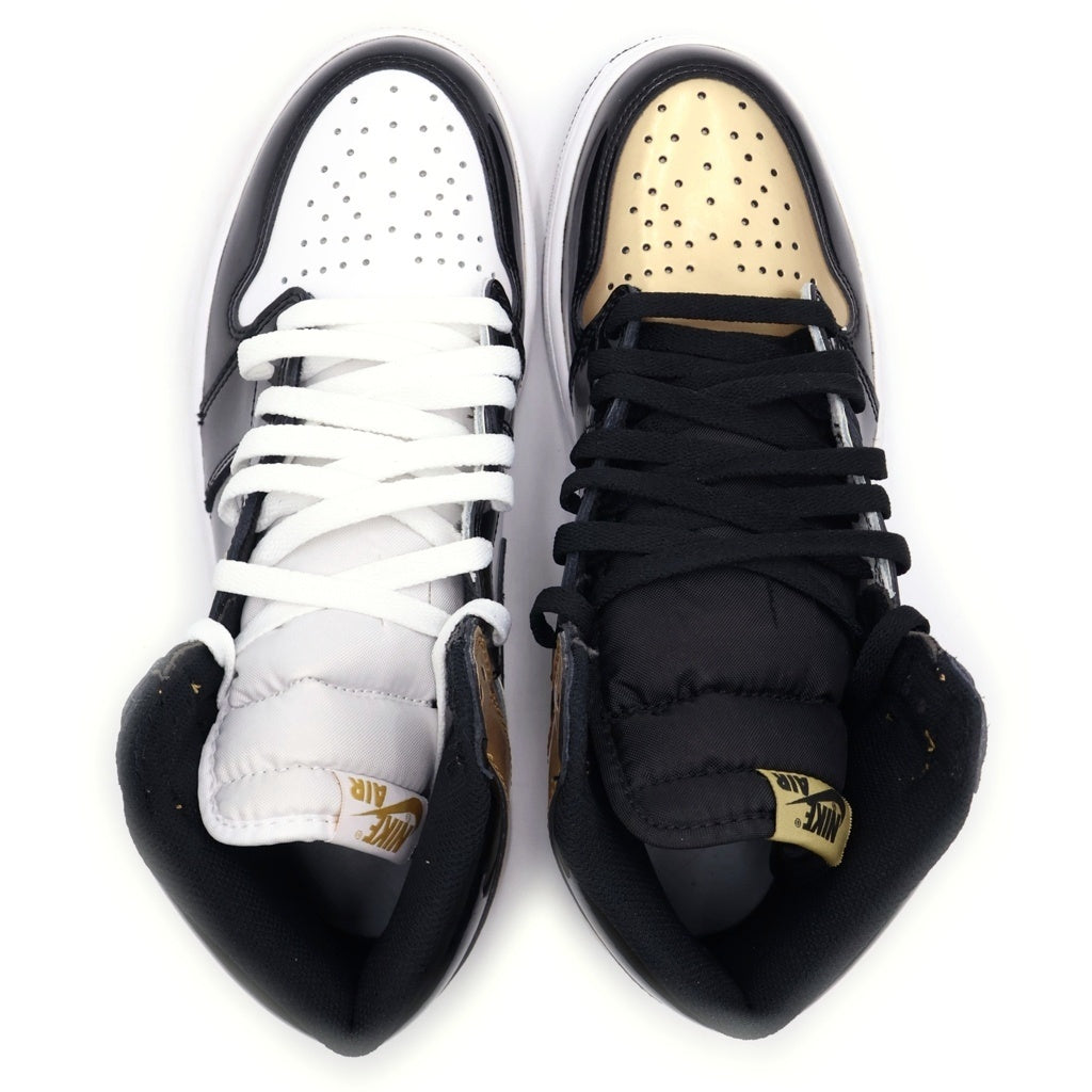 NIKE(ナイキ) AIR JORDAN 1 RETRO HIGH OG NRG GOLD TOP 3 861428-001 エアジョーダン1 ゴールドトップ3 ハイカットスニーカー US9/27.0cm ゴールド/ブラック/ホワイト