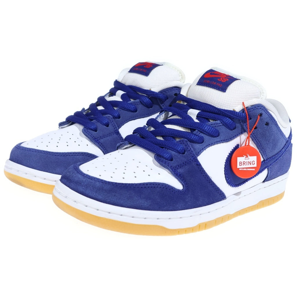 NIKE SB(ナイキエスビー) DUNK LOW PRO PRM LOS ANGELES DODGERS DO9395-400 ダンク ロサンゼルスドジャーズ ローカットスニーカー US9/27.0cm ホワイト/ブルー