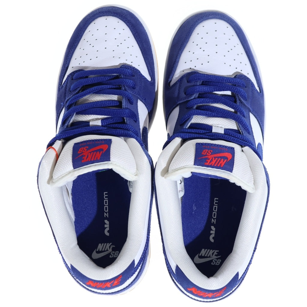 NIKE SB(ナイキエスビー) DUNK LOW PRO PRM LOS ANGELES DODGERS DO9395-400 ダンク ロサンゼルスドジャーズ ローカットスニーカー US9/27.0cm ホワイト/ブルー