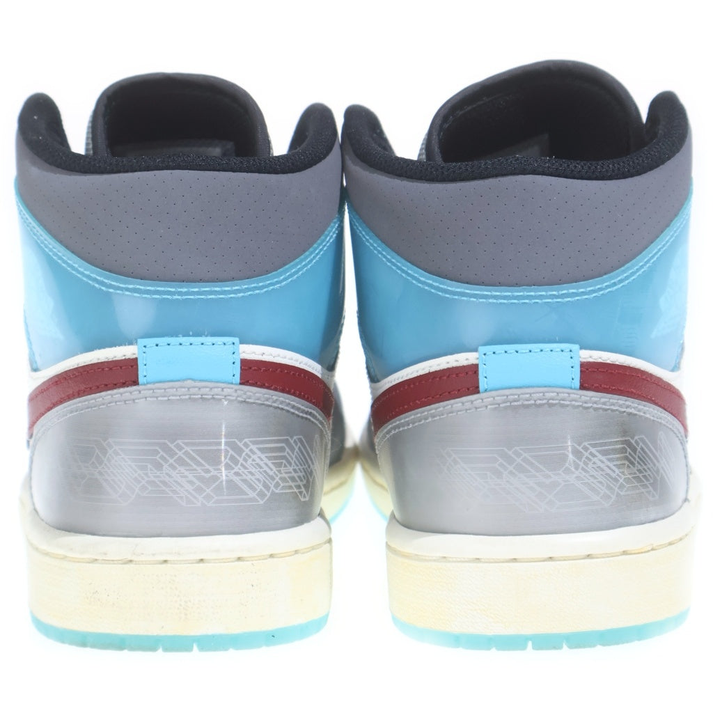 NIKE(ナイキ) AIR JORDAN 1 MID FB1870-161 エアジョーダン1 エクスプロレイション ユナイト ミッドカットスニーカー US8.5/26.5cm ブルー/グレー/ホワイト