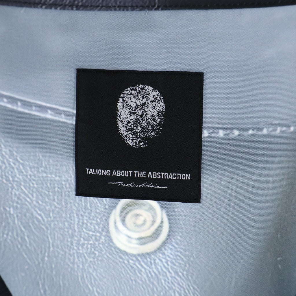 TALKING ABOUT THE ABSTRACTION(トーキング アバウト ザ アブストラクション) TRANSFER CARDIGAN ライダースプリント カーディガン 26SS-CD-001