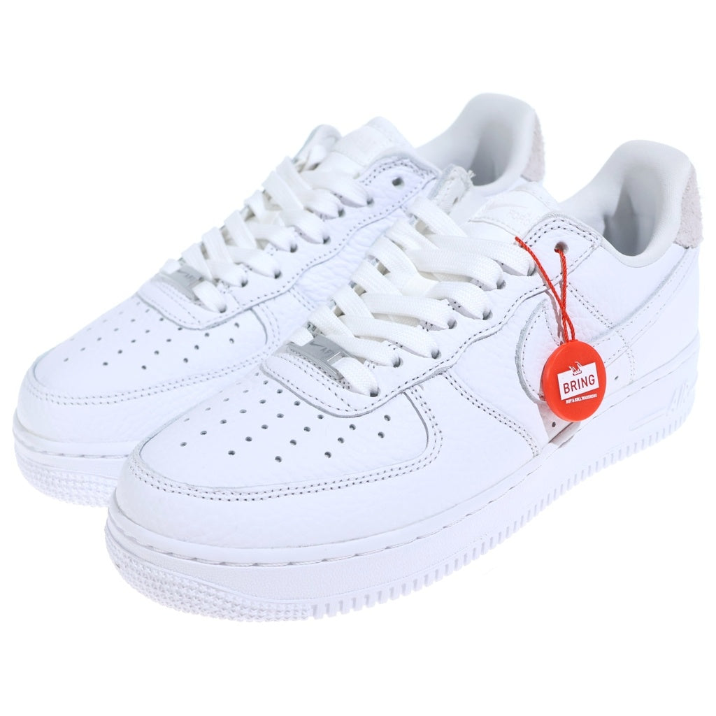 NIKE(ナイキ) AIR FORCE 1 07 CN2873-101 エアフォース1 クラフト バストグレー ローカットスニーカー ホワイト US9/27.0cm