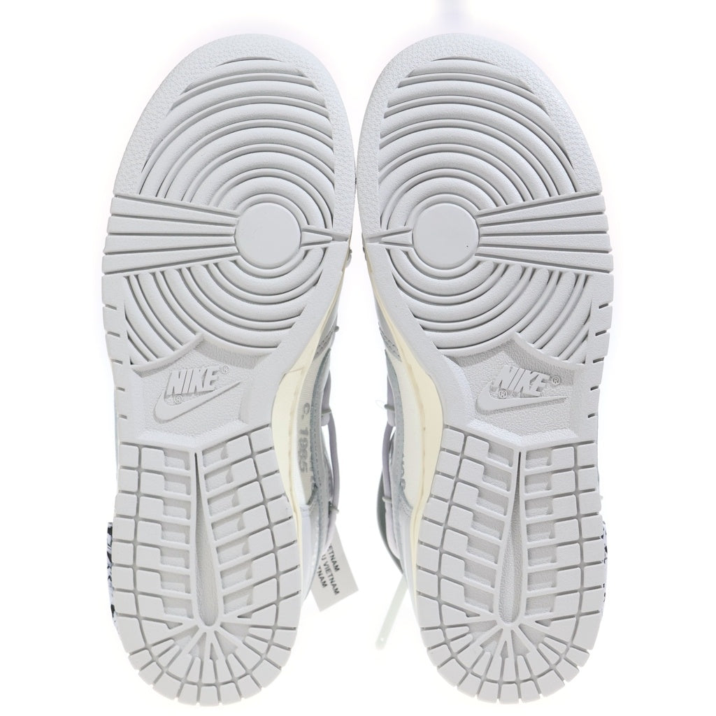 NIKE(ナイキ) OFF-WHITE DUNK LOW 1 OF 50 DM1602-123 オフホワイト ダンク 49番 ローカットスニーカーUS8.5/26.5cm ホワイト /グレー