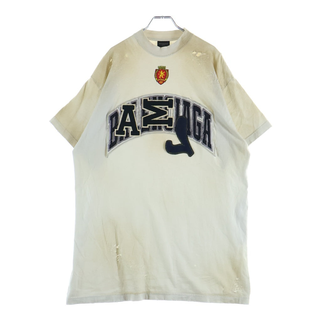 3点おまとめ　バーバリーTシャツ　バレンシアガTシャツ2着 BALENCIAGA(バレンシアガ) 23AW クラッシュダスト加工 ワッペン 半袖T