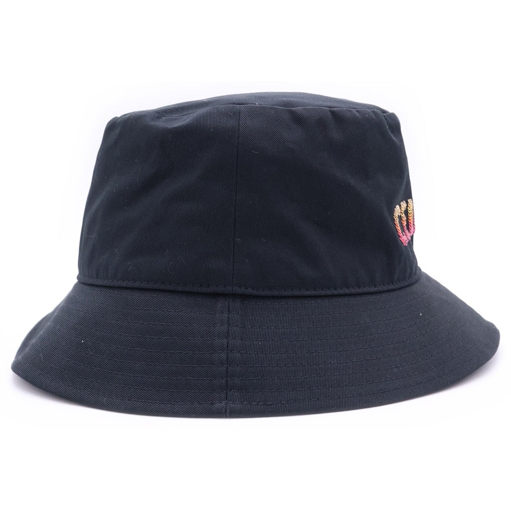 CELINE(セリーヌ) LOGO BUCKET HAT ロゴプリント バケットハット ブラック 2AUO1968P