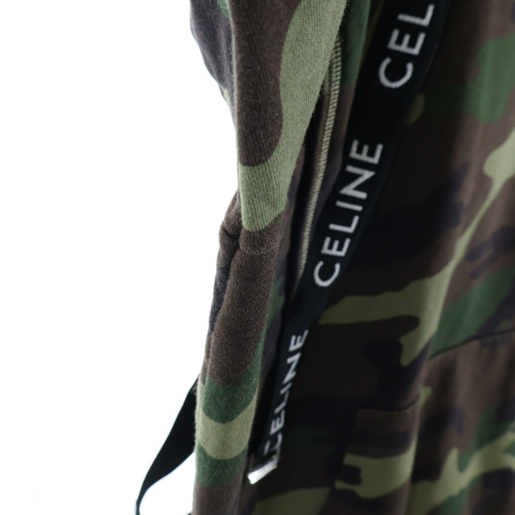 CELINE(セリーヌ) 23AW Bands Hoodie 迷彩 プルオーバーパーカー カモフラ 2Y85A885M