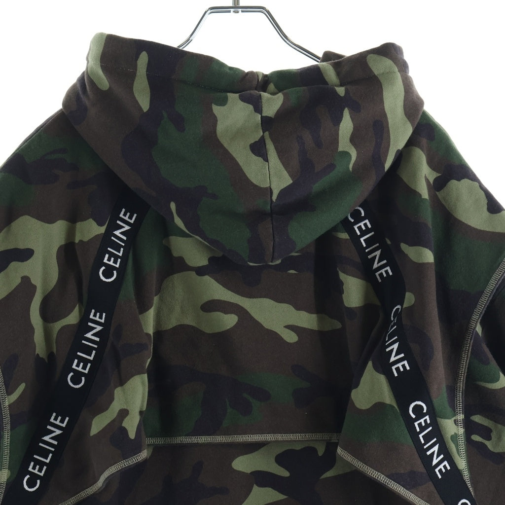 CELINE(セリーヌ) 23AW Bands Hoodie 迷彩 プルオーバーパーカー カモフラ 2Y85A885M