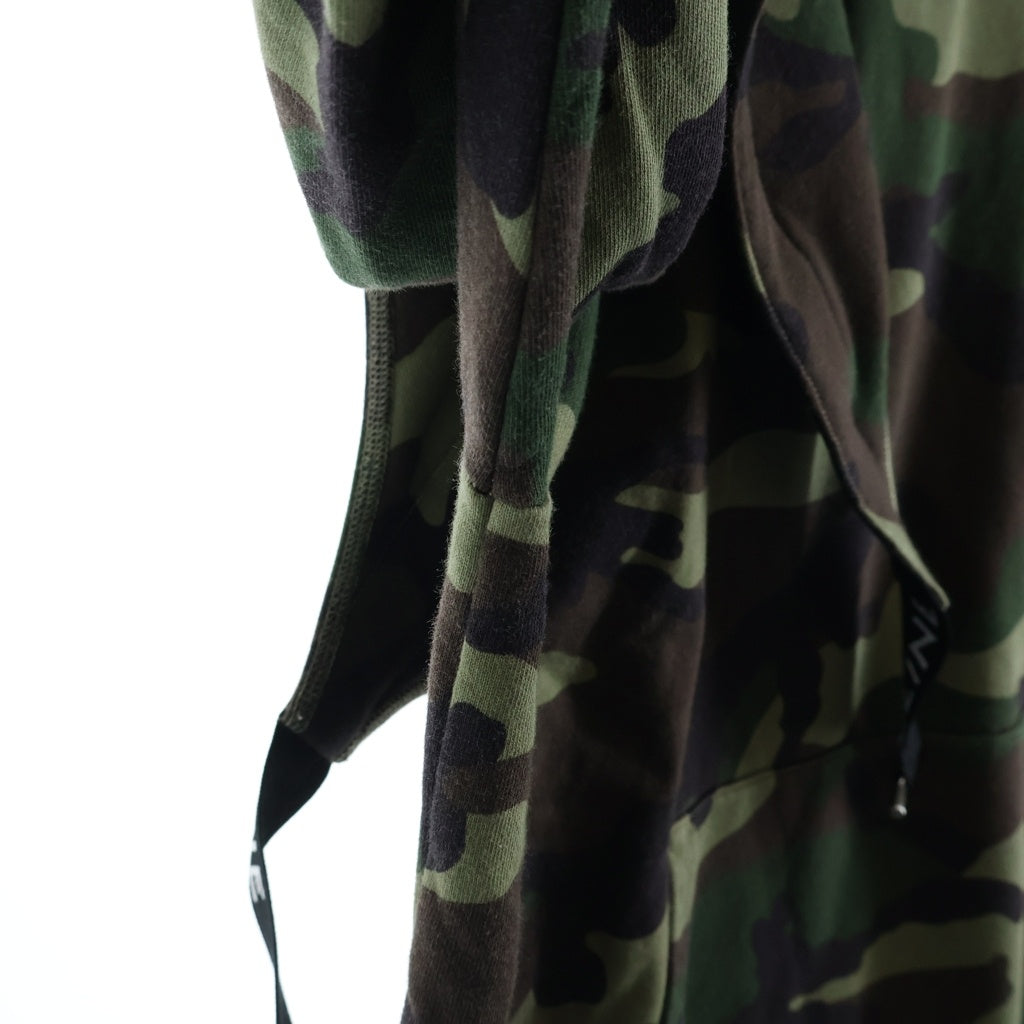 CELINE(セリーヌ) 23AW Bands Hoodie 迷彩 プルオーバーパーカー カモフラ 2Y85A885M