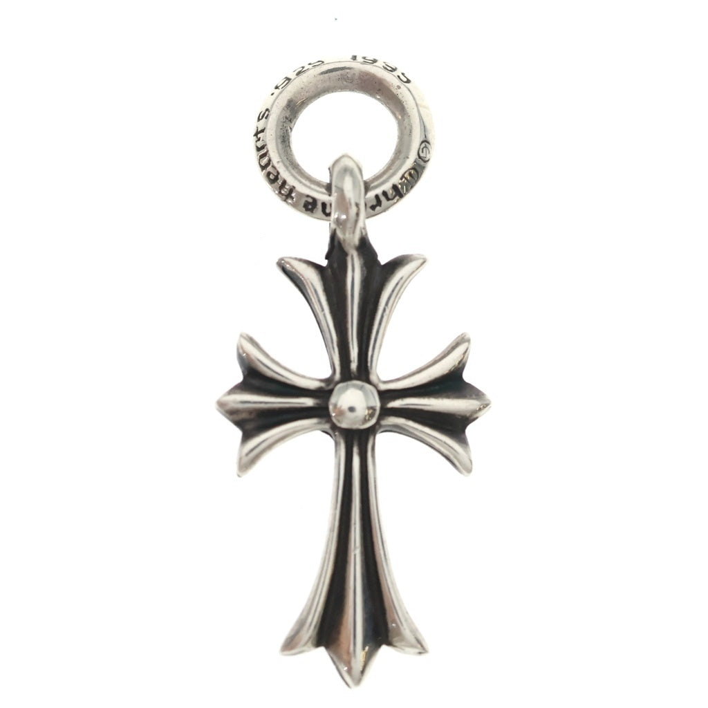 CHROME HEARTS(クロムハーツ) TINY CH CROSS タイニーCHクロス チャーム ネックレストップ シルバー BCA382