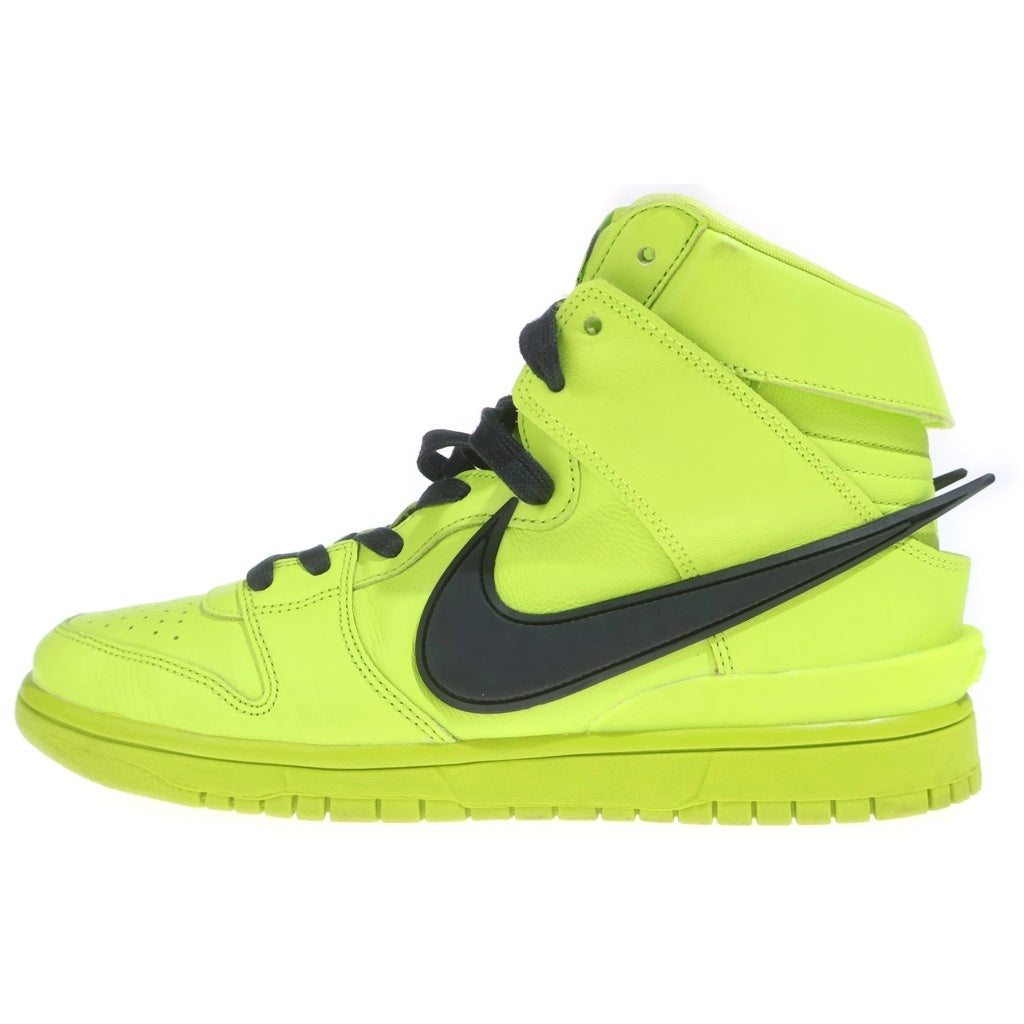 NIKE(ナイキ) ×AMBUSH DUNK HIGH FLASH LIME CU7544-300 アンブッシュ ダンク フラッシュライム ハイカットスニーカーUS11/29.0cm イエロー