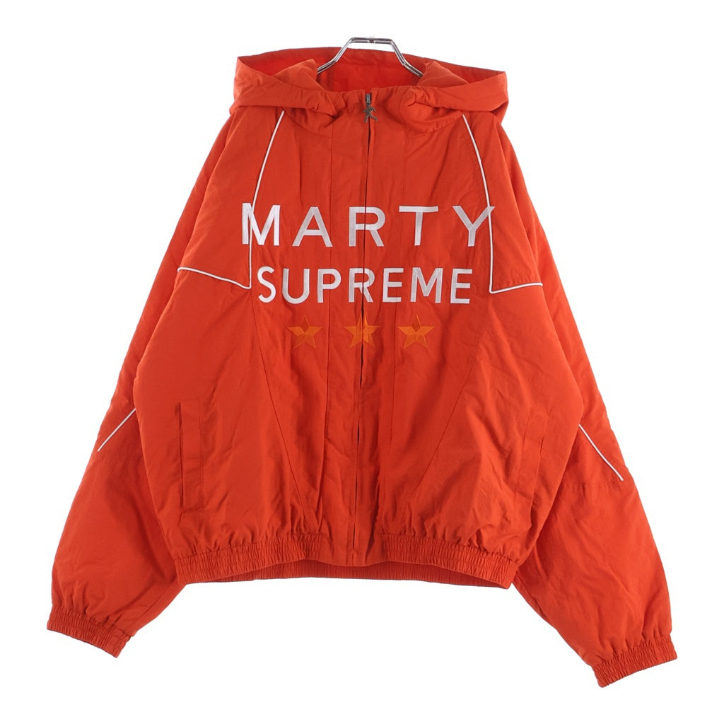 NO BRAND(ノーブランド) 24AW NAHMIAS(ナミアス) x Marty Supreme Classic Warm Up Jacket マーティ・シュプリーム クラシック ジップアップジャケット オレンジ