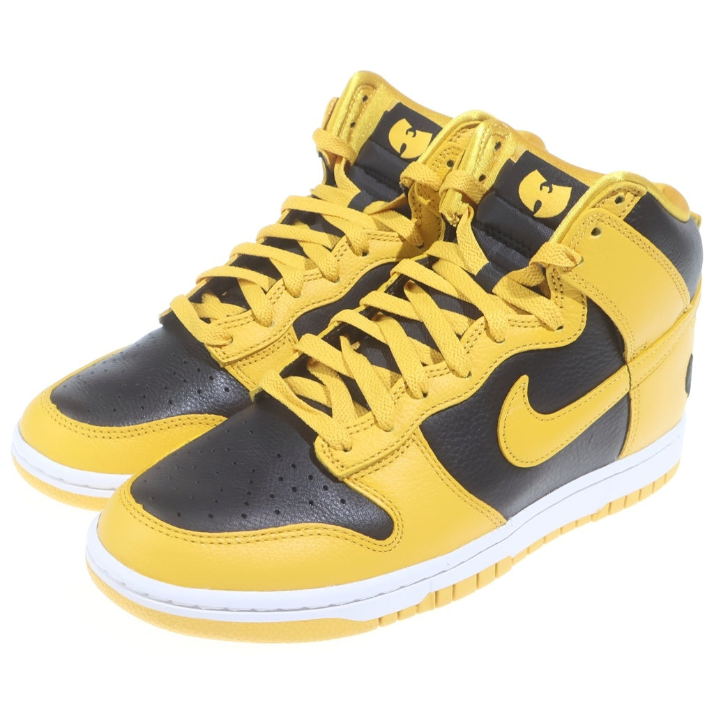 NIKE(ナイキ) DUNK HI RETRO PRM WU-TANG CLAN HJ4320-001 ダンク ハイ レトロ ウータンクラン ハイカットスニーカー US8.5/26.5cm イエロー/ブラック