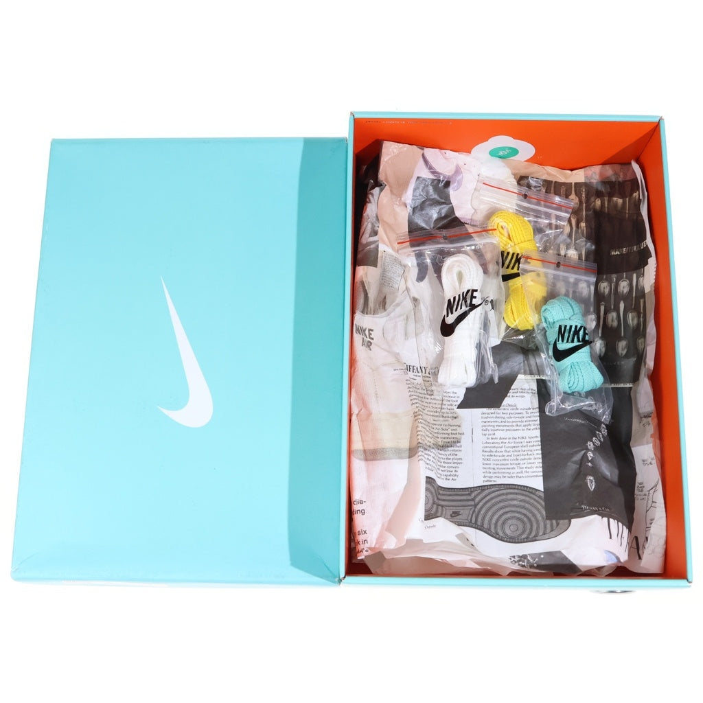 NIKE(ナイキ) ×TIFFANY&CO AIR FORCE 1 LOW 1837 BLACK DZ1382-001 ティファニー エアフォース1 ローカットスニーカー US8/26.0cm ブラック/ターコイズ