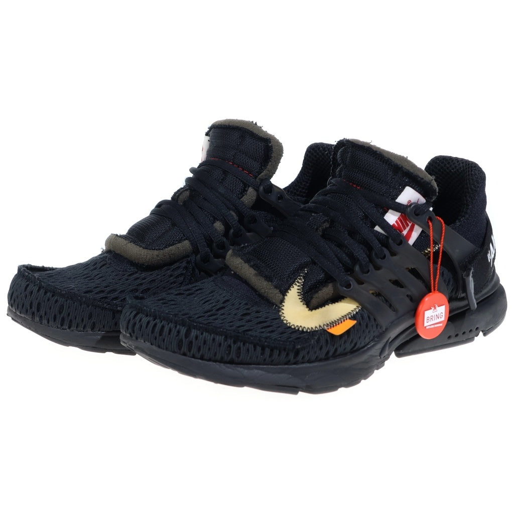 NIKE(ナイキ) ×OFF-WHITE AIR PRESTO AA3830-002 オフホワイト エアプレスト ローカットスニーカー US8/26.0cm ブラック