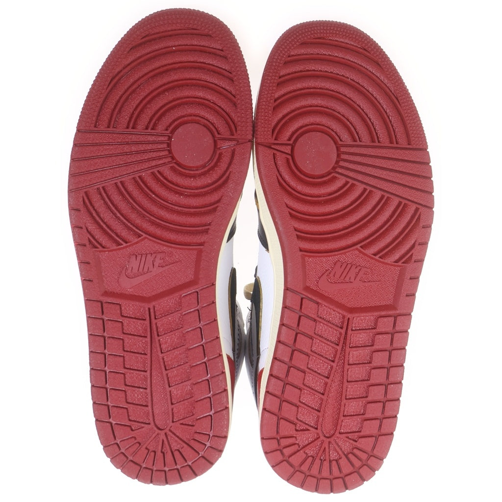 NIKE(ナイキ) ×UNION AIR JORDAN 1 RETRO HI NRG BV1300-106 ユニオン エアジョーダン1 ハイカットスニーカー US8.5/26.5cm レッド/ホワイト